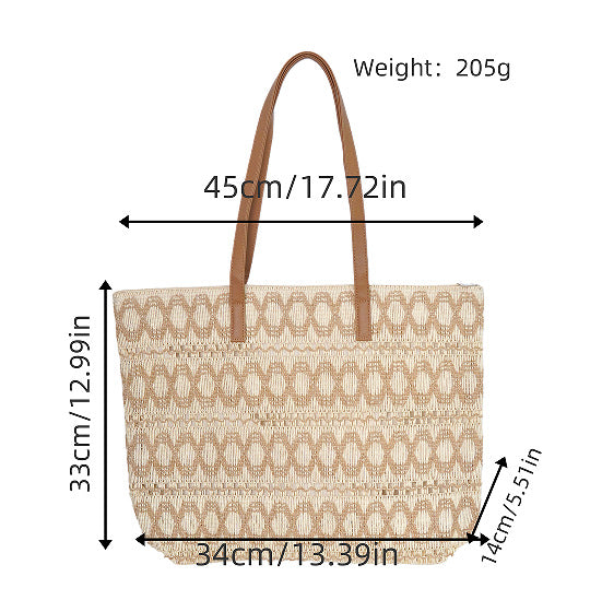 Structured Tote Bag Made of Woven Material Stornfield