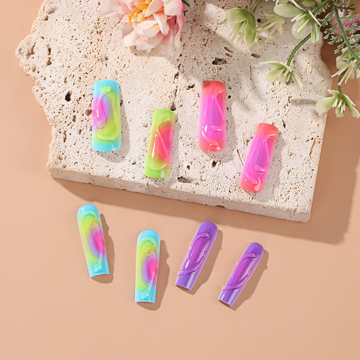 Trendy Colored Artificial Nails Stornfield