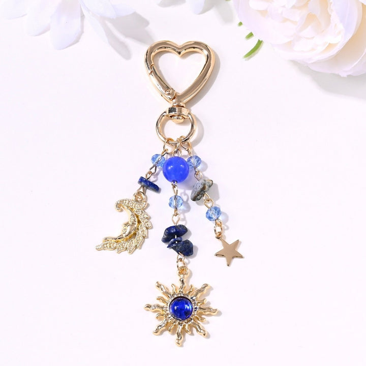 Keychain with Sparkling Sun Motif Stornfield