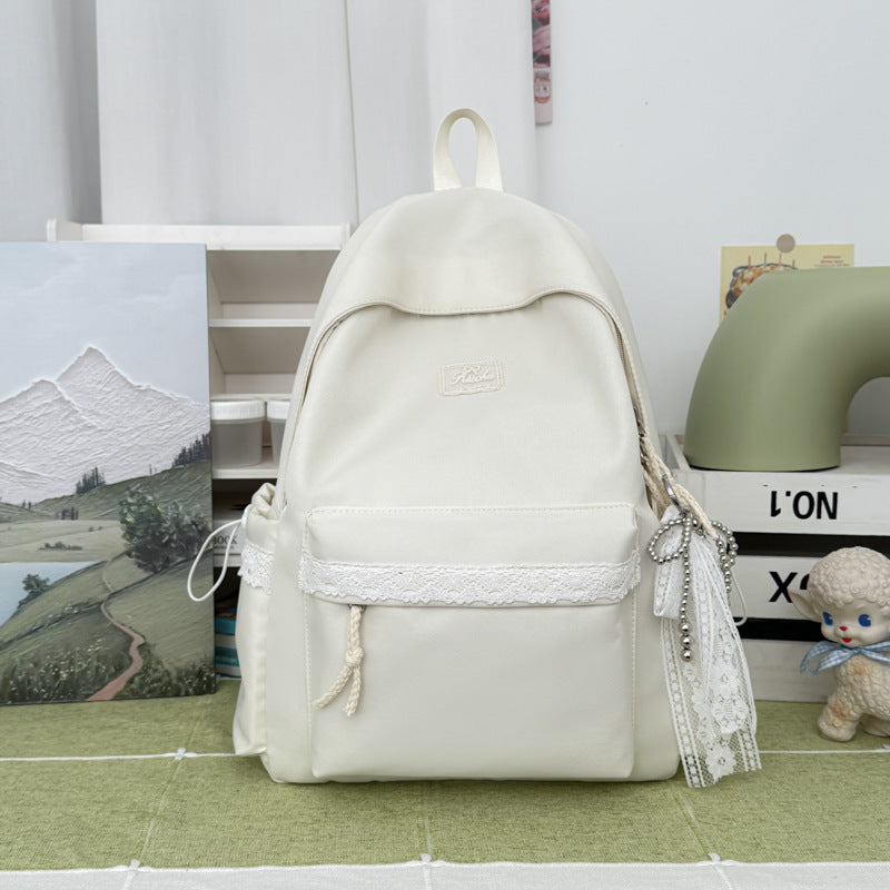 Adorable Lace-Trimmed Backpack Stornfield