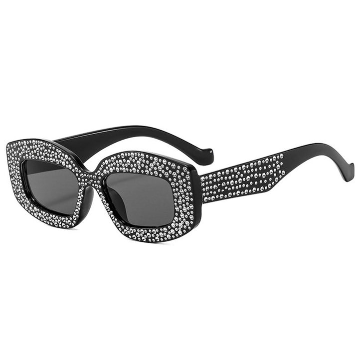 Women striking sunglasses with glamorous rhinestones Stornfield