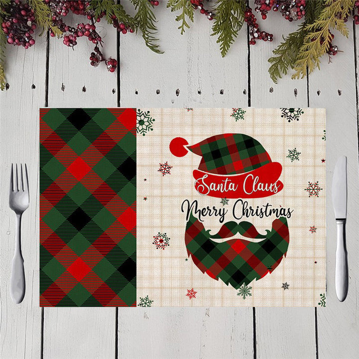 Festive Christmas-Themed Table Placemats