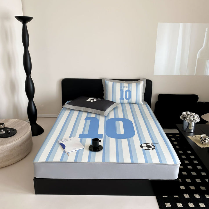 Fitted sheet set with pillowcases