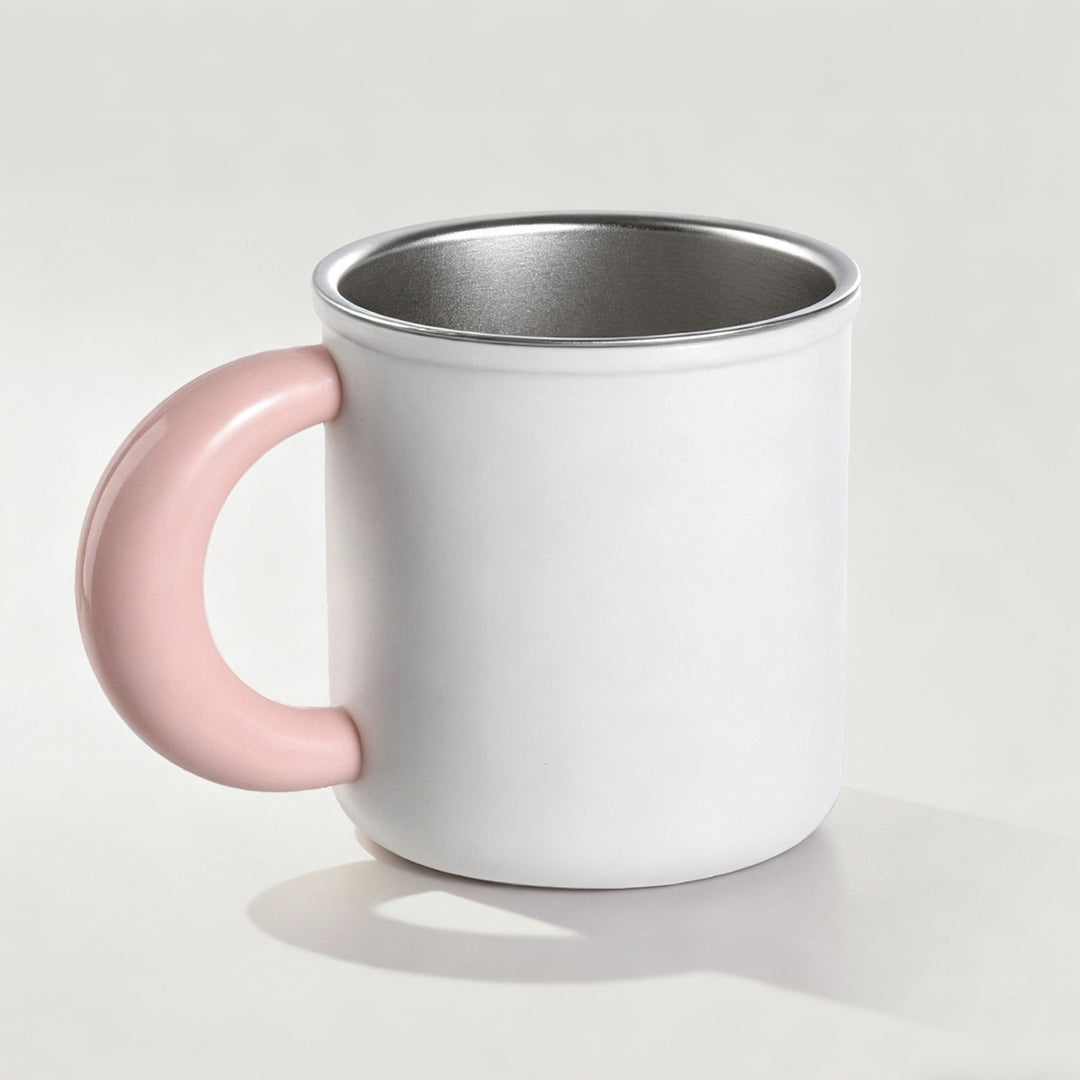 Stainless Steel Coffee and Tea Cup with Ergonomic Handle Stornfield