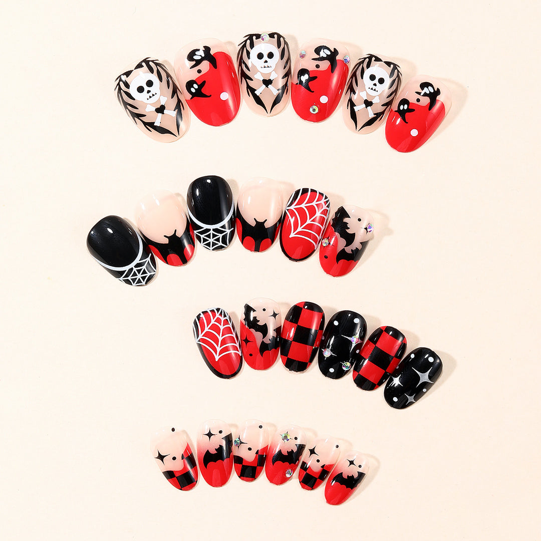 Halloween-Themed 3D Nail Art Extensions Stornfield 1789713348