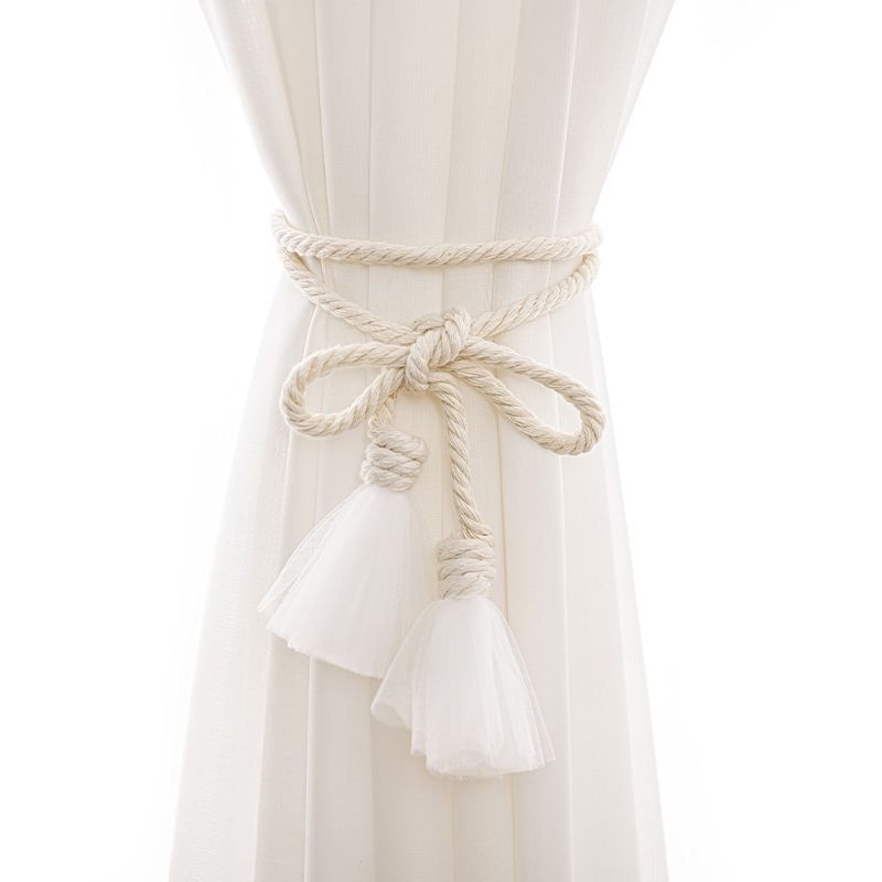 Decorative curtain tape with tassels Stornfield