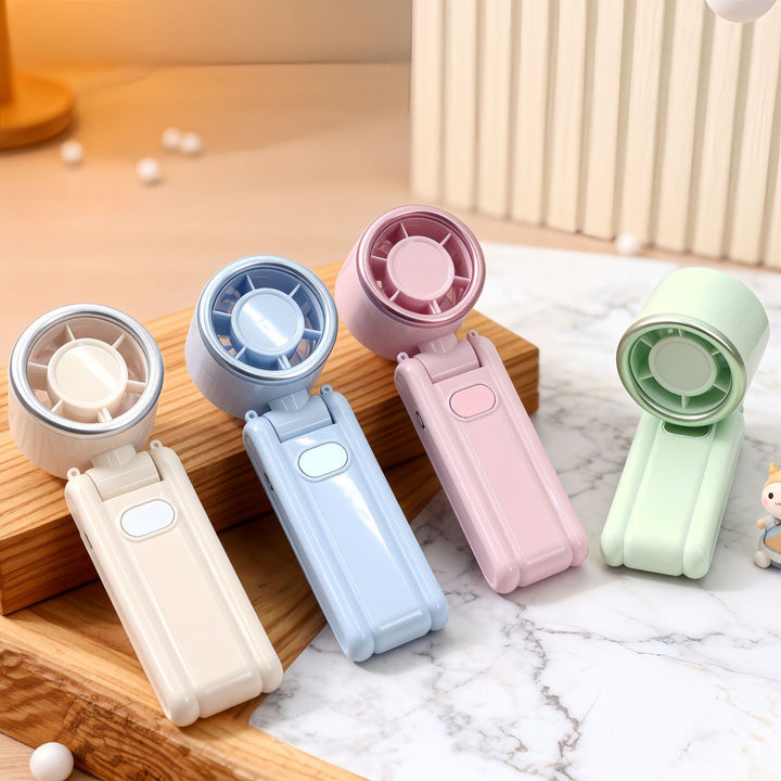 Ladies Portable Hand Fan with USB Charging Function and Ergonomic Design Stornfield