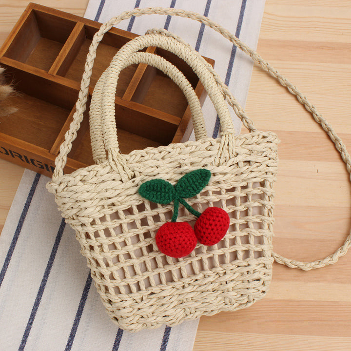 Handbag in Unique Cherry Design Stornfield