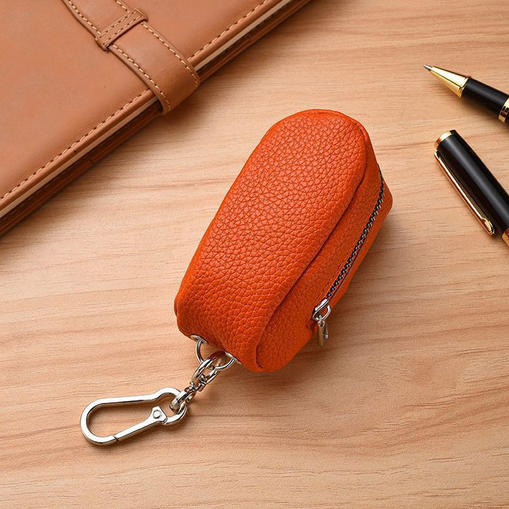 Compact Leather Keychain Pouch Stornfield