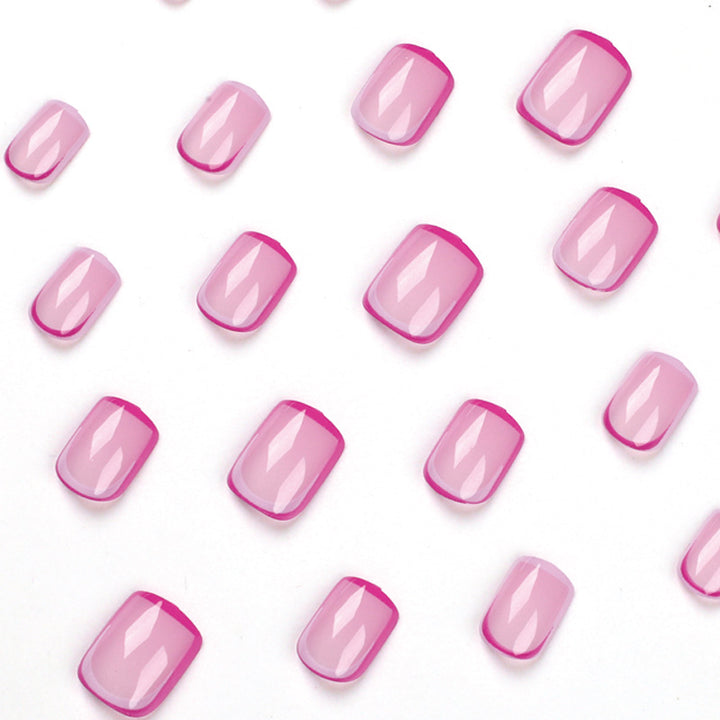 Elegant Nail Art with Modern French Tip Design Stornfield