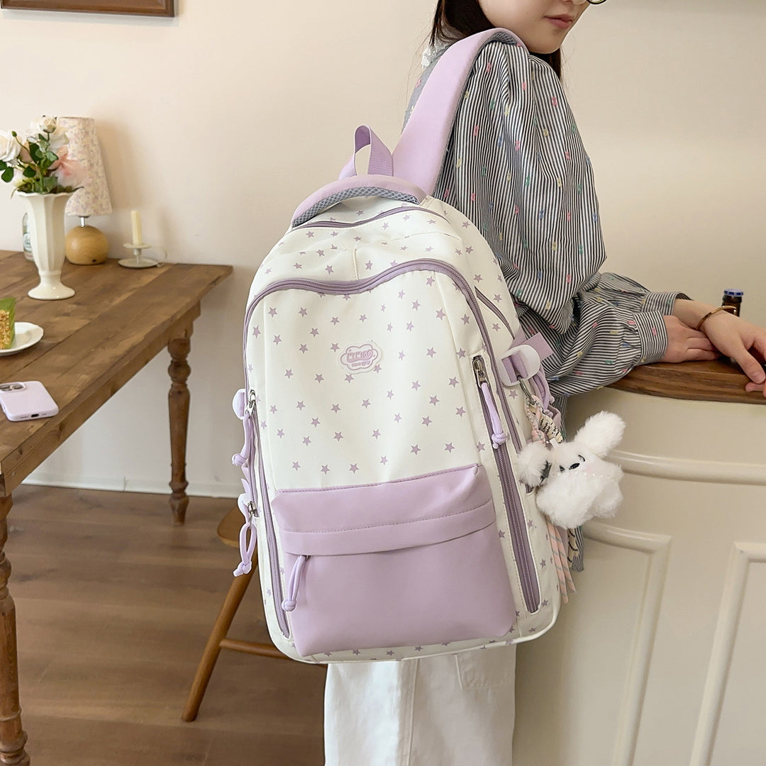 Creative Star-Printed Casual Backpack Stornfield