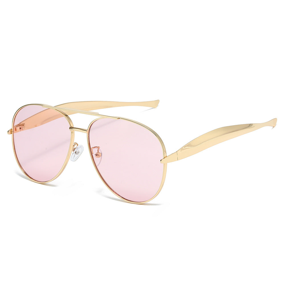 Chic Aviator Sunglasses with Stylish Metal Accents Stornfield