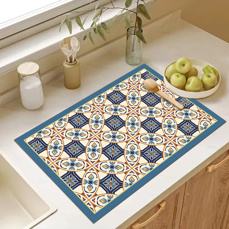 Playful Textured Kitchen Mat Stornfield