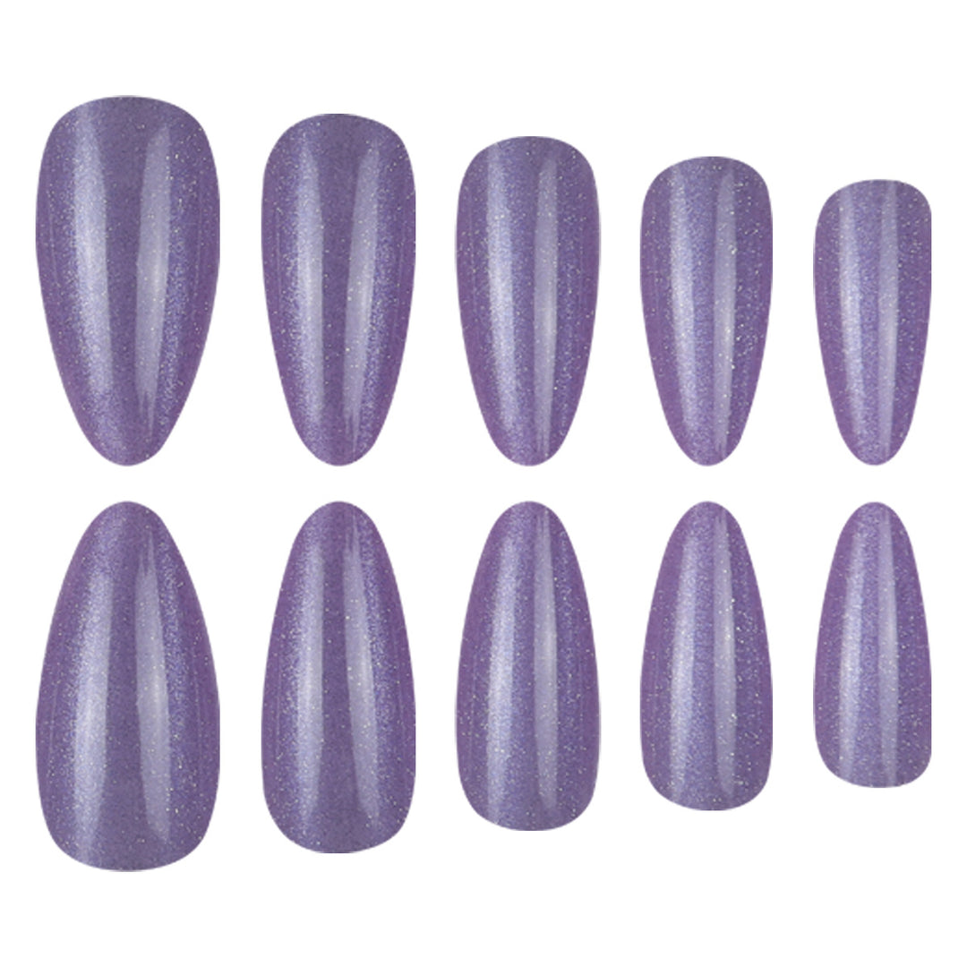 Sparkling Long Stiletto Press-On Nails Stornfield