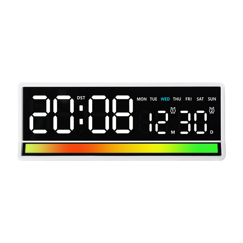 Digital alarm clock with clear LED display and date display Stornfield