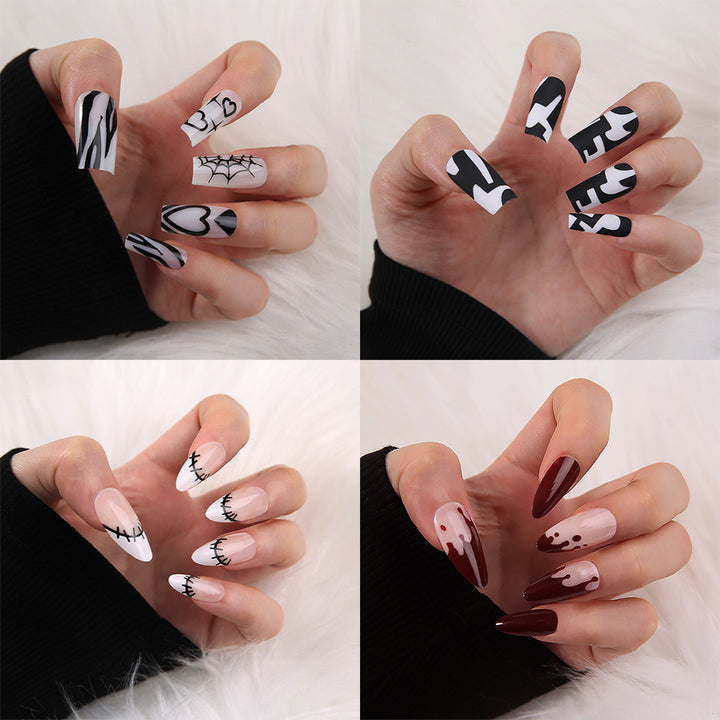 Artificial nails with floral minimalism Stornfield