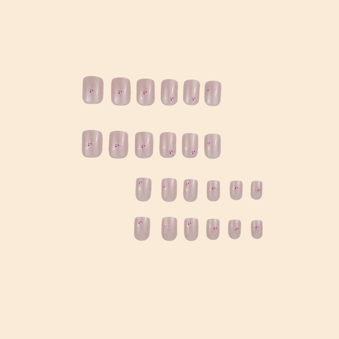 Floral Design Press-On Nail Extensions Stornfield