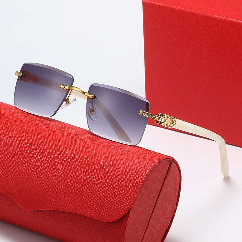 Ladies fashionable square sunglasses with luxurious accent and UV protection Stornfield