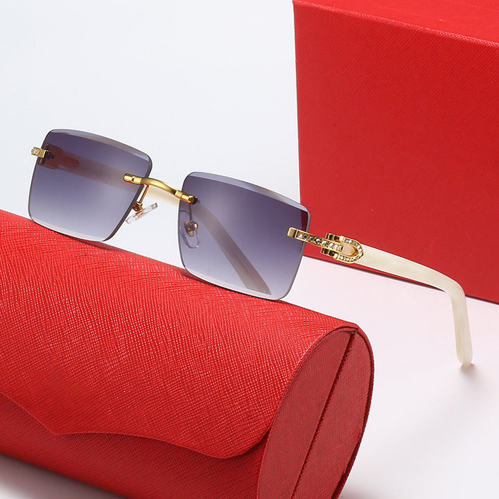Ladies fashionable square sunglasses with luxurious accent and UV protection Stornfield