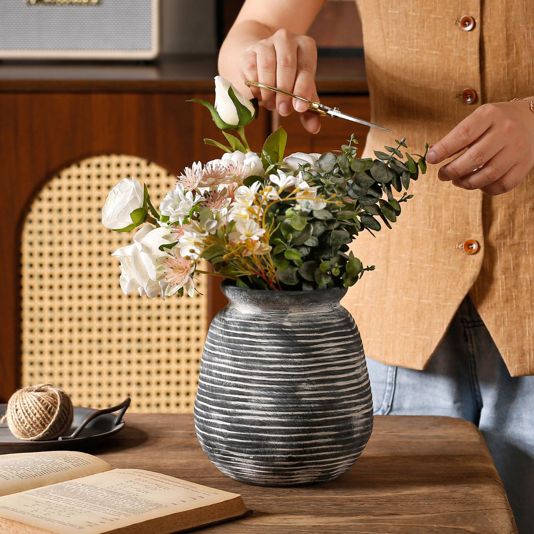 Elegant Artificial Flower Pot Stornfield