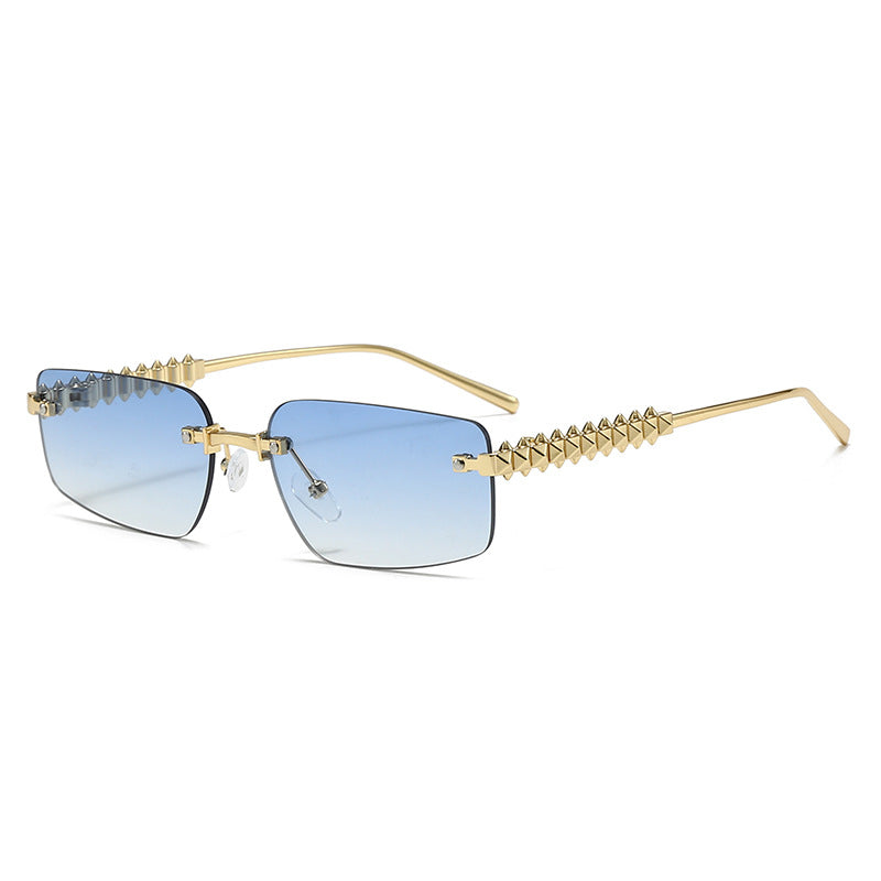 Women's fashion rectangular glasses with extravagant accents Stornfield