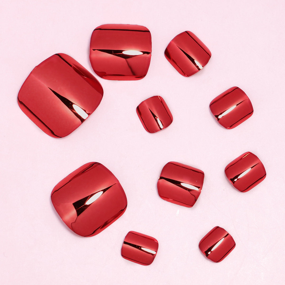 Premium Reflective Press-On Nails Stornfield