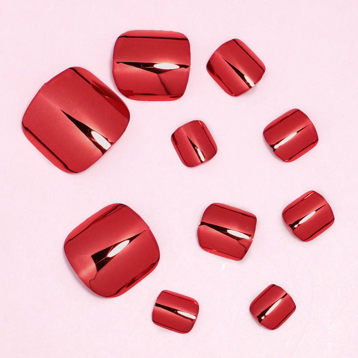 Premium Reflective Press-On Nails Stornfield