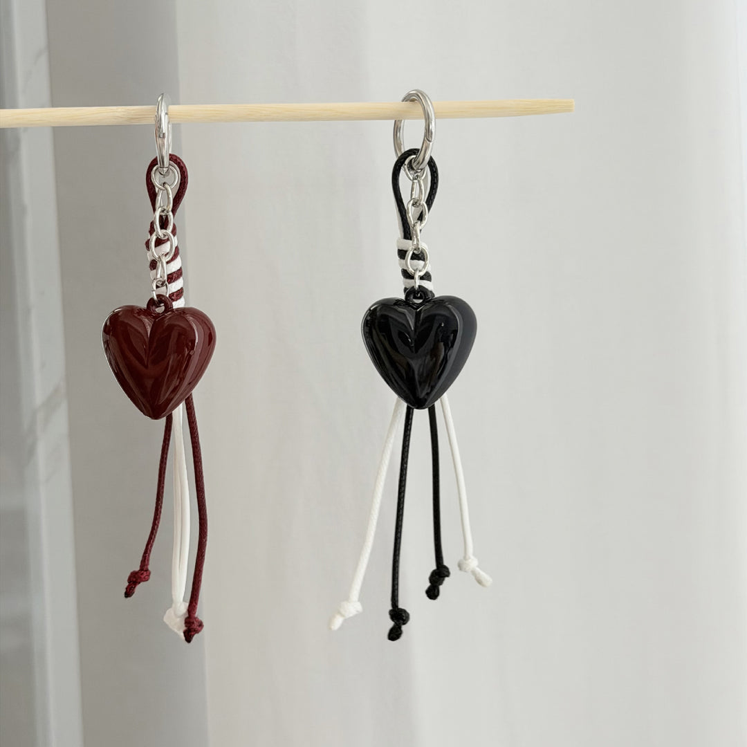Heart-Shaped Charm Keychain Stornfield
