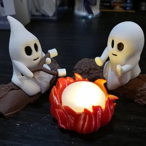 Creative Ghost Campfire Figurine Set Stornfield