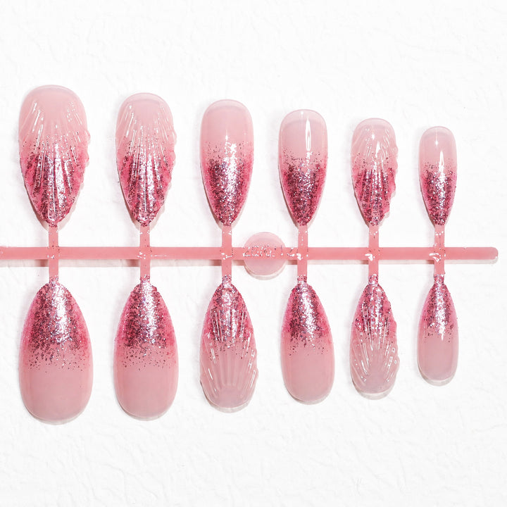 Premium Glitter Artificial Nails Stornfield