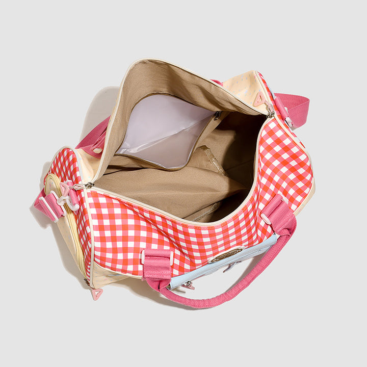 Playful Patterned Carryall Duffle Bag Stornfield