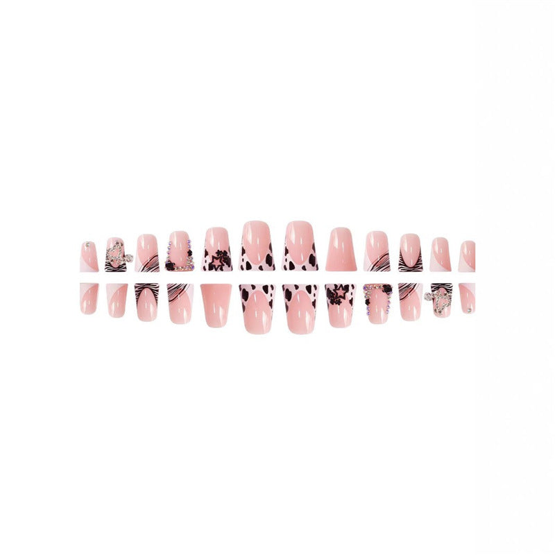 Glamorous Rhinestone Embellished Press-On Nail Set Stornfield
