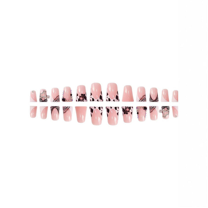 Glamorous Rhinestone Embellished Press-On Nail Set Stornfield