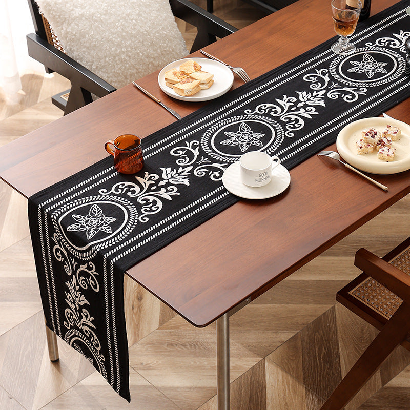Ornamental lightweight viscose scarf with decorative medallion pattern Stornfield