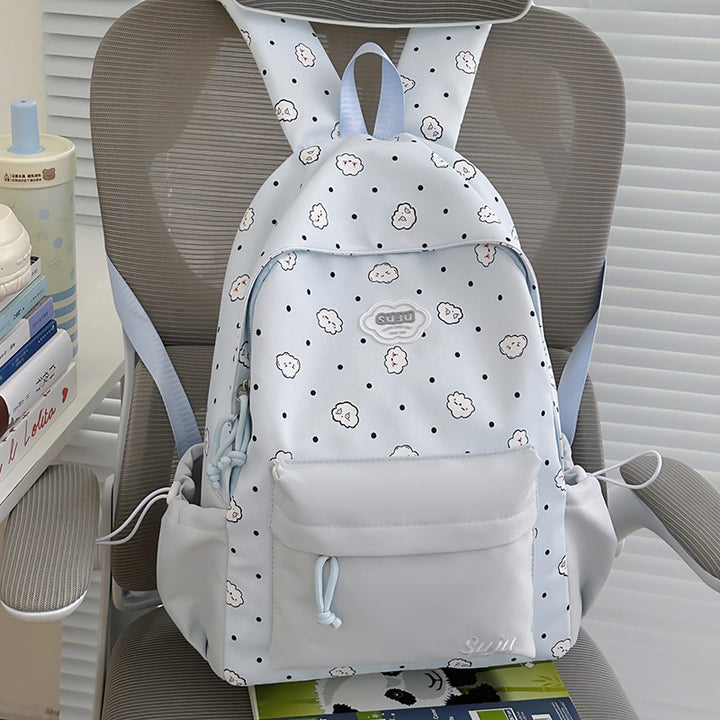 Fun Cloud-Patterned Casual Backpack Stornfield