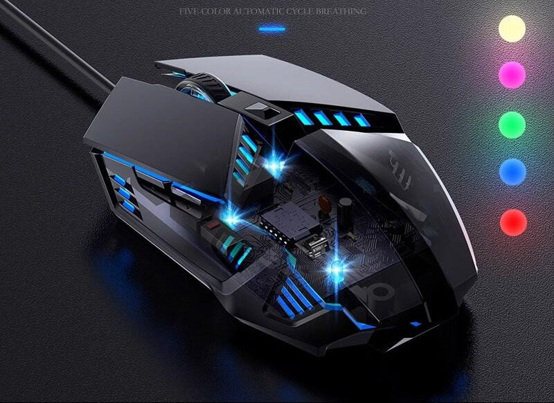 Ergonomic Gaming Mouse with Customizable DPI Stornfield