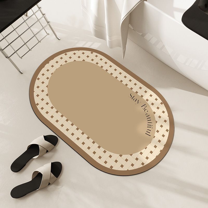 Inspirational Quote Bathroom Mat