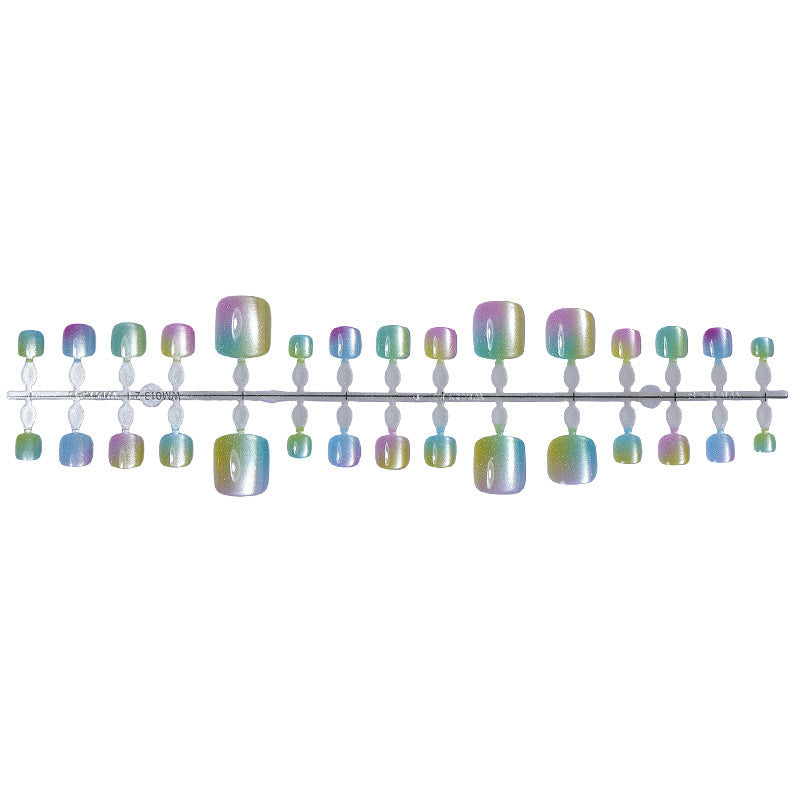 Gradient Color Acrylic Nails Stornfield