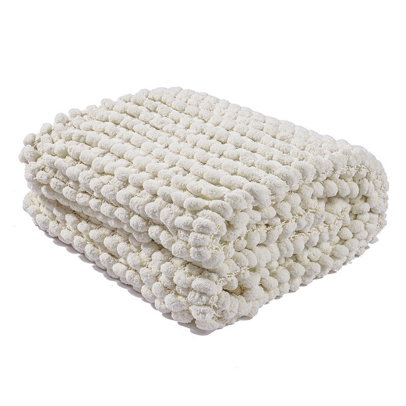 Plush Textured Throw Blanket