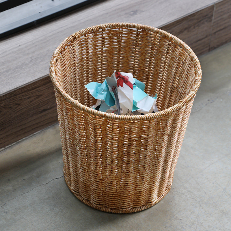 Unisex High-quality decorative storage basket with natural rattan structure Stornfield