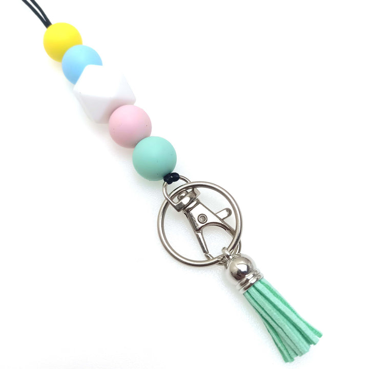Colorful Beaded Keychain Holder Stornfield