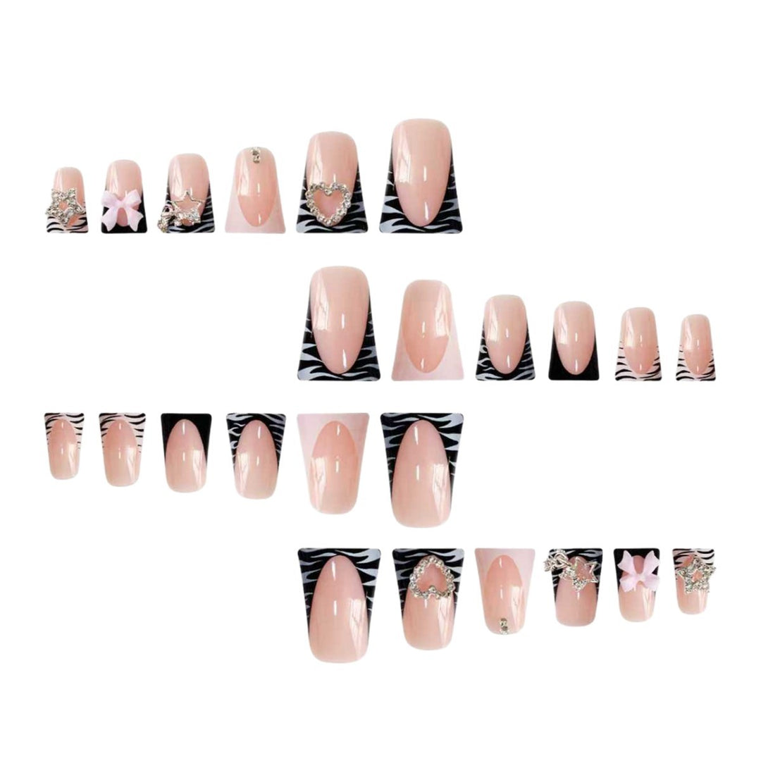Artistic 3D Embellished Press-On Nail Extensions Stornfield