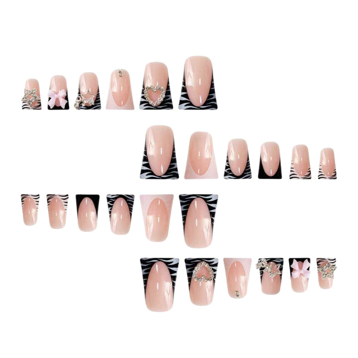 Artistic 3D Embellished Press-On Nail Extensions Stornfield