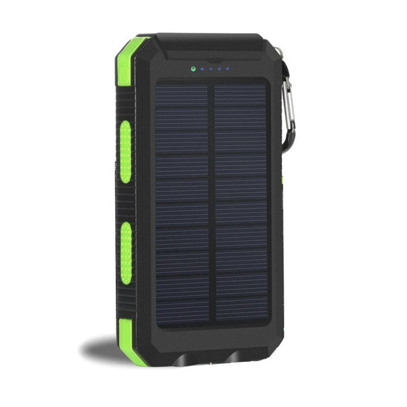 Solar-powered power bank with high capacity and shock-resistant design Stornfield