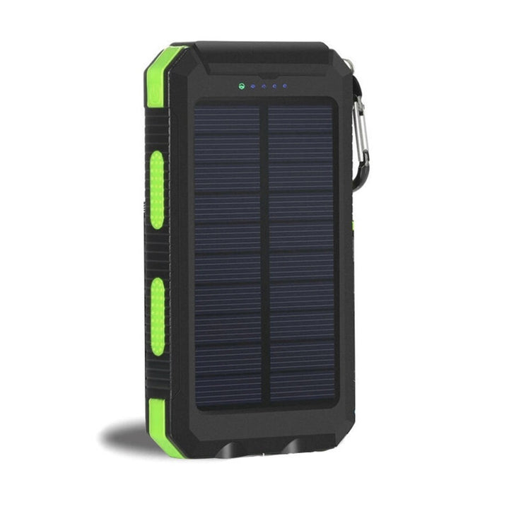 Solar-powered power bank with high capacity and shock-resistant design Stornfield