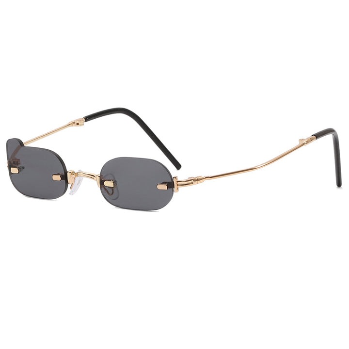 Ladies exclusive fashionable sunglasses with shiny metal frame Stornfield