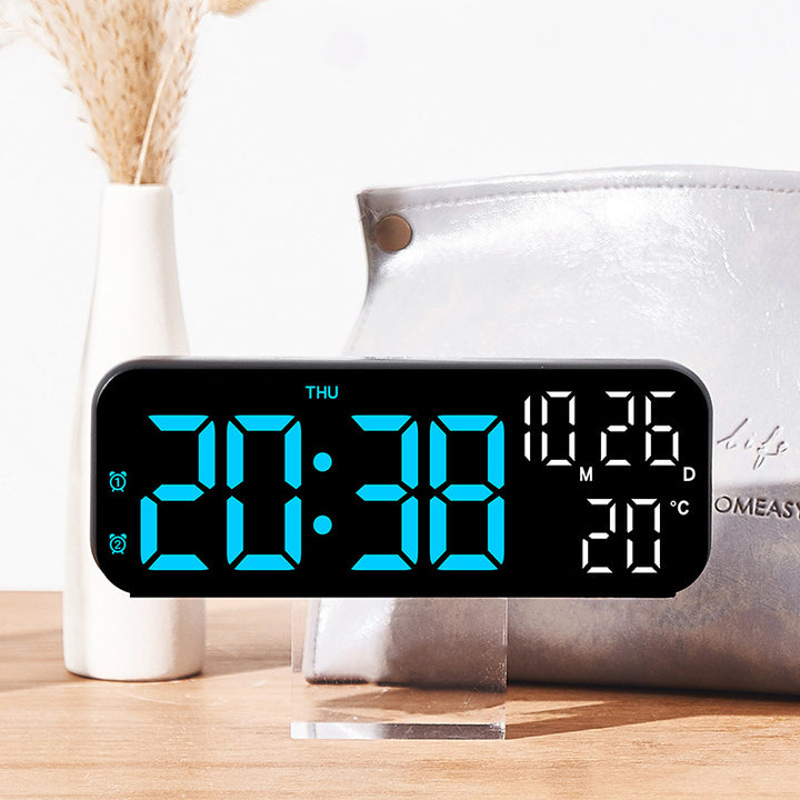 Digital Alarm Clock with Large LED Display and Weather Function Stornfield
