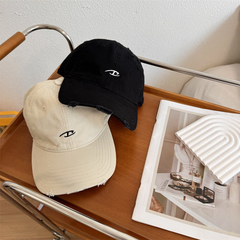 Men's Distressed Cotton Baseball Cap Stornfield