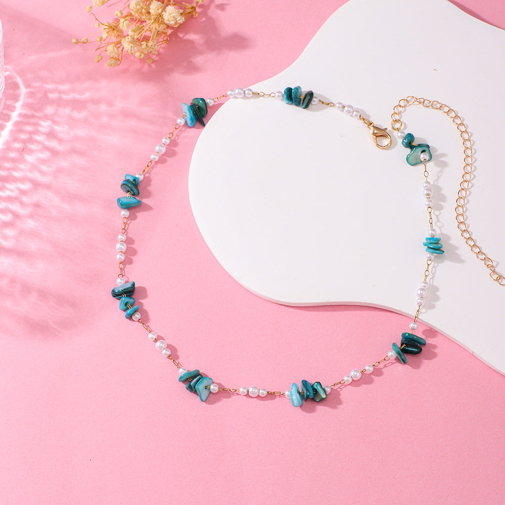 Elegant Floral Beaded Necklace Stornfield