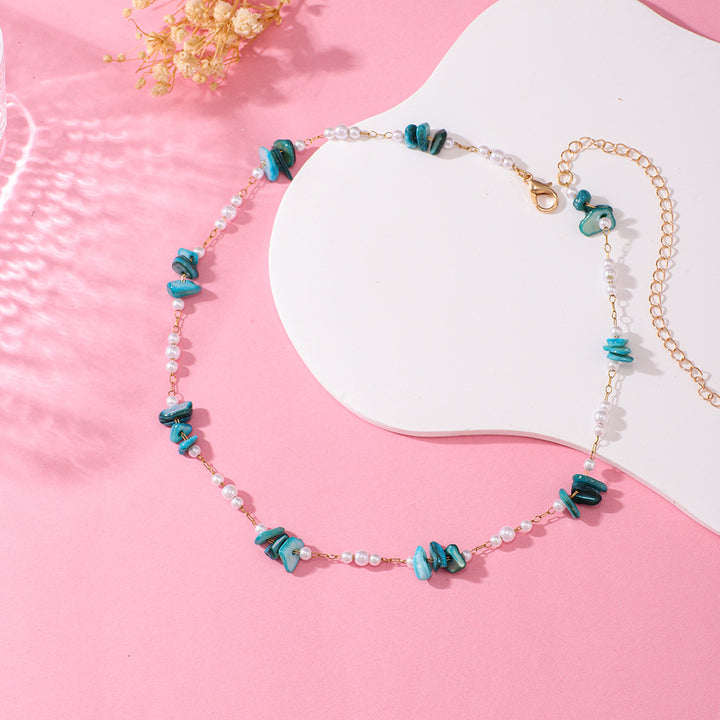 Elegant Floral Beaded Necklace Stornfield